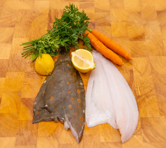 2x Fresh Fillets of Brixham Plaice.